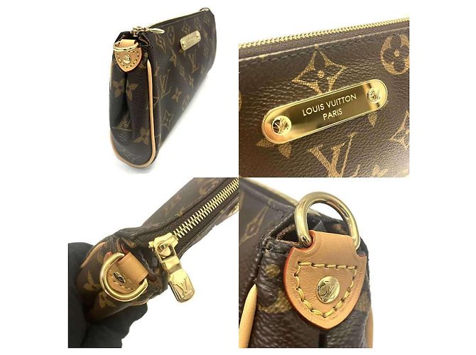 Louis Vuitton Pochette Eva Monogram Chain Shoulder Bag Marrom Monograma - vista 5