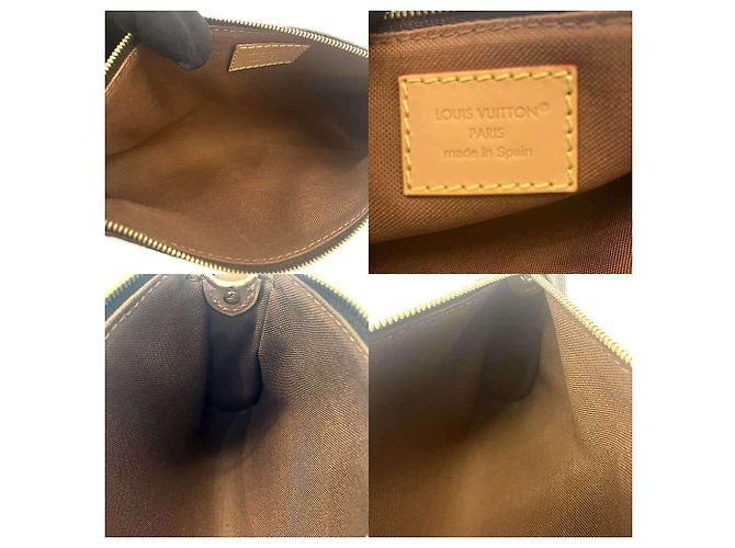 Louis Vuitton Pochette Eva Monogram Chain Shoulder Bag Marrom Monograma - vista 6