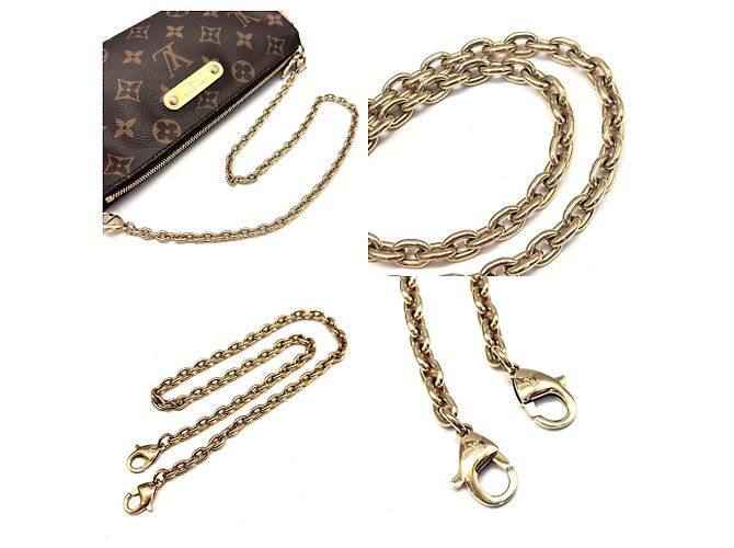 Louis Vuitton Pochette Eva Monogram Chain Shoulder Bag Marrom Monograma - vista 7