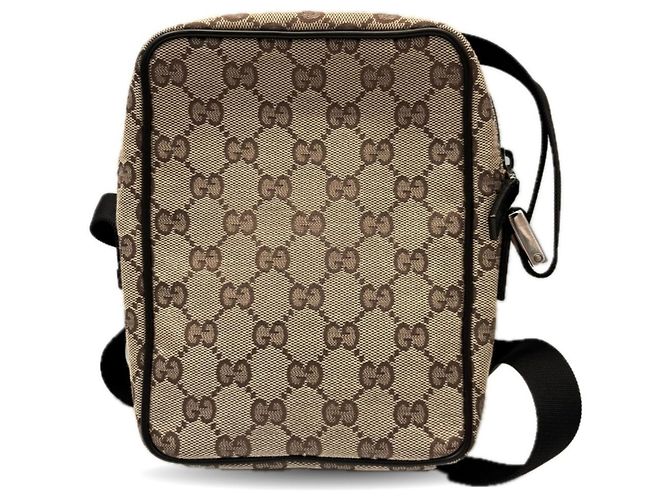 Gucci GG Canvas Beige Mini Schultertasche - Ansicht 2