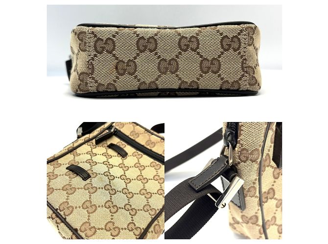 Gucci GG Canvas Beige Mini Schultertasche - Ansicht 4