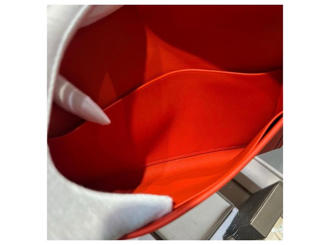 Hermès Constance Clutch Leder Orange - Ansicht 6
