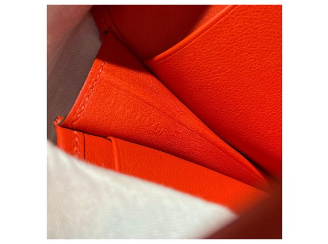 Hermès Constance Clutch Leder Orange - Ansicht 7