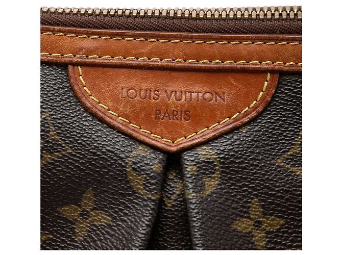 Louis Vuitton Brown Monogram Palermo PM Marrone - vista 5