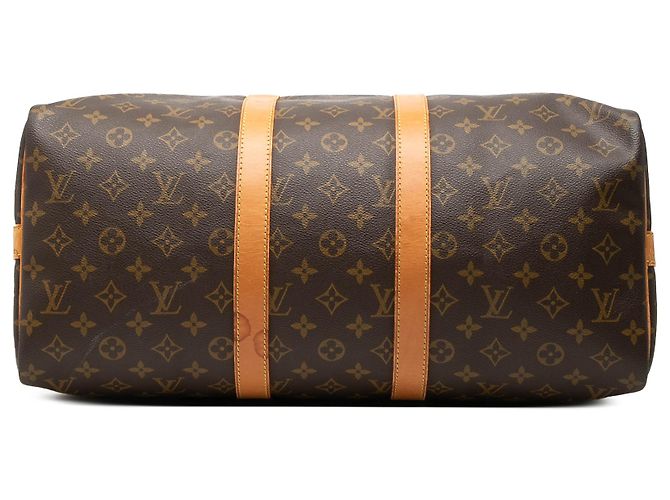 Louis Vuitton Brown Monogram Keepall Bandouliere 45 Braun - Ansicht 3