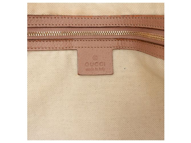 Gucci Bree Dome Tote Medium aus GG Canvas in Beige - Ansicht 5