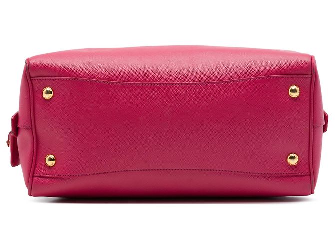 Borsa Bowler Convertibile Prada Pink Saffiano Lux Rosa - vista 3