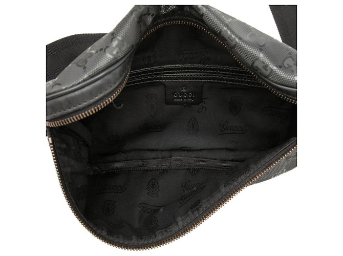 Gucci Black GG Imprime Belt Bag - view 4
