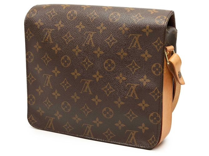 Louis Vuitton Brown Monogram Cartouchiere GM Castaño - vista 2
