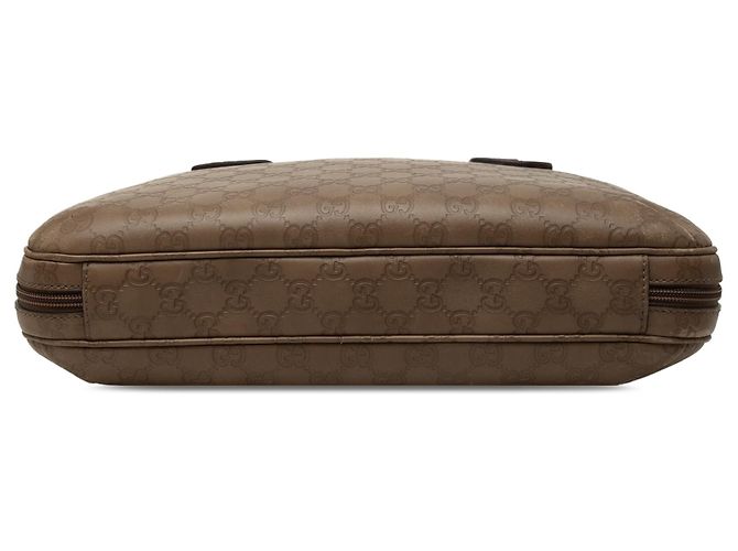 Borsa Business Gucci Brown Guccissima Marrone - vista 3