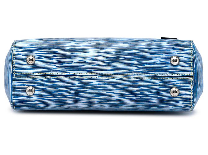 Louis Vuitton Blue Epi Denim Cluny MM Azul - vista 3