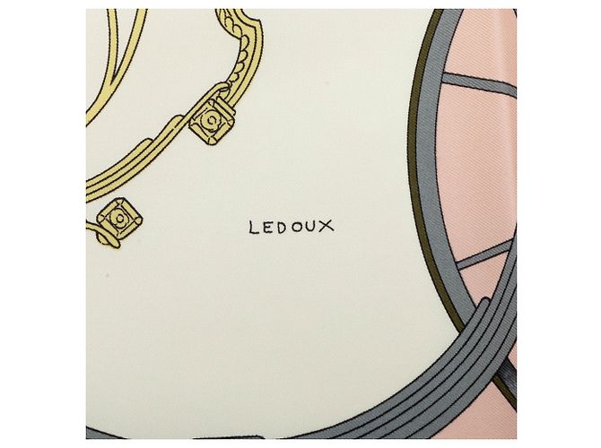 Lenço de seda Hermès Pink Springs 90 Rosa - vista 3