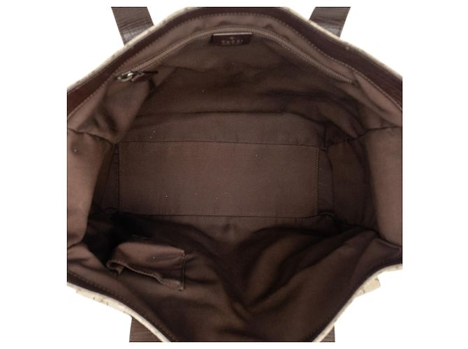 Bolso Tote Gucci Beige GG Supreme - vista 4