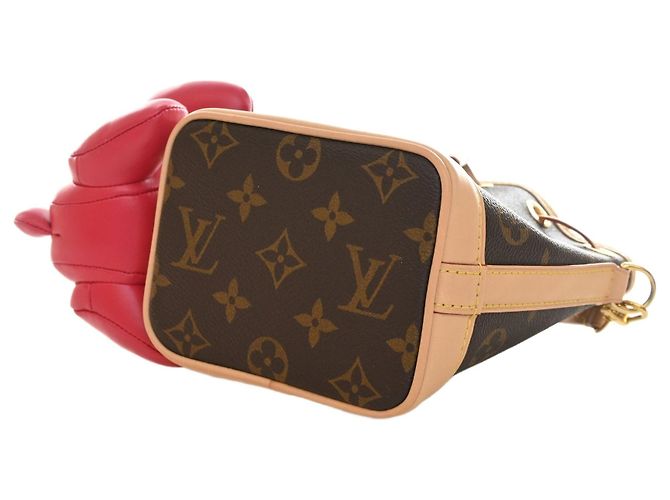 Louis Vuitton Brown Sun Yitian Nano Monogram Rabbit Noe Braun - Ansicht 12