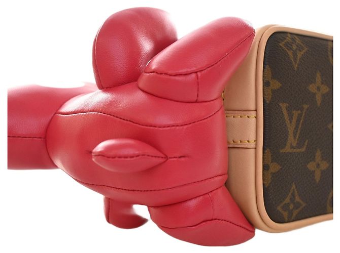 Louis Vuitton Brown Sun Yitian Nano Monogram Rabbit Noe Braun - Ansicht 14