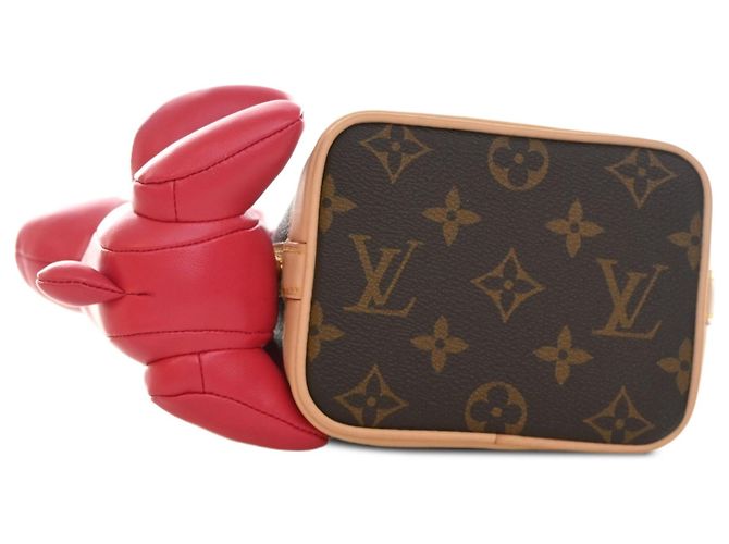 Louis Vuitton Brown Sun Yitian Nano Monogram Rabbit Noe Braun - Ansicht 3