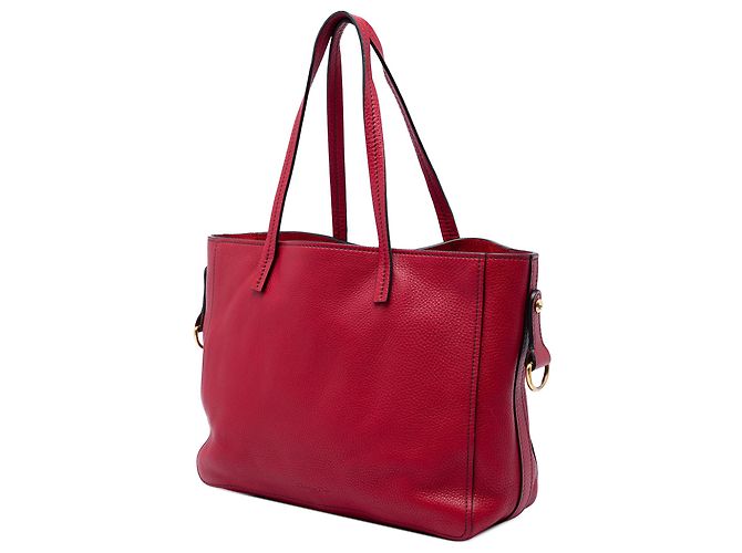 Autre Marque Dior Red Medium Grained Calfskin D Bee Shopper Tote Tasche Rot - Ansicht 2