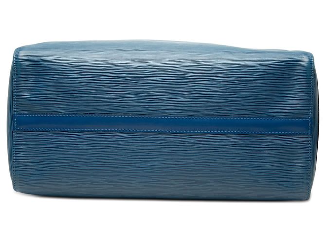 Louis Vuitton Blue Epi Speedy 35 Azul - vista 3
