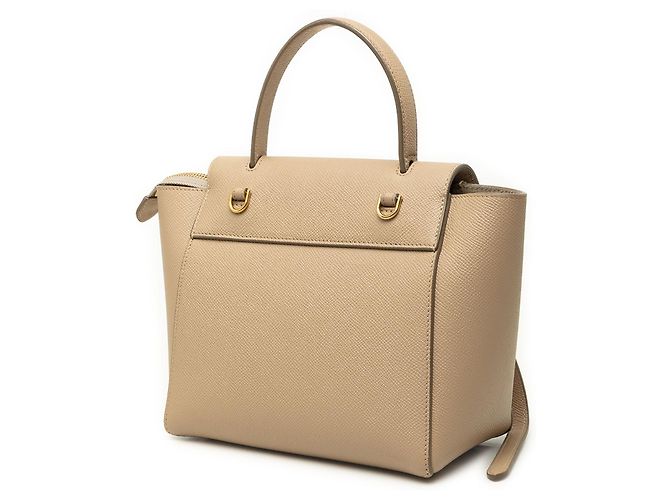 Belt Bag Céline Bolso cinturón Celine Nano de piel de ternera granulada Beige - vista 2