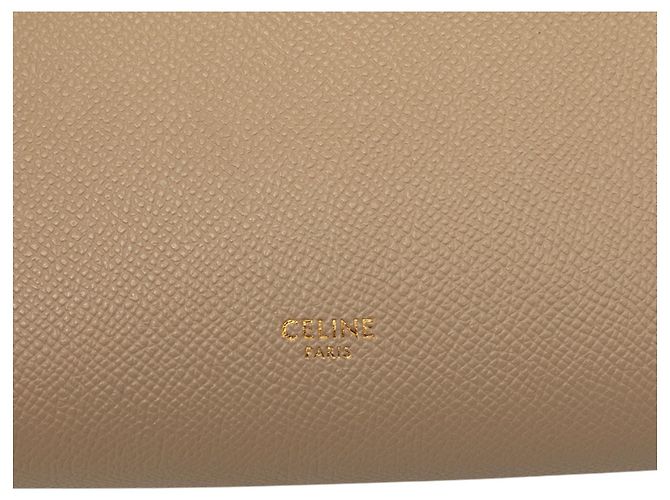 Belt Bag Céline Bolso cinturón Celine Nano de piel de ternera granulada Beige - vista 5