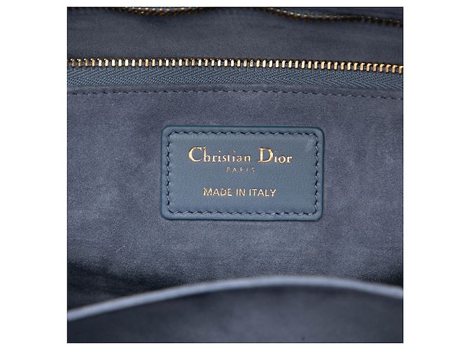 Autre Marque Dior Blue Large Lambskin Cannage Lady Dior Blau Hellblau - Ansicht 5