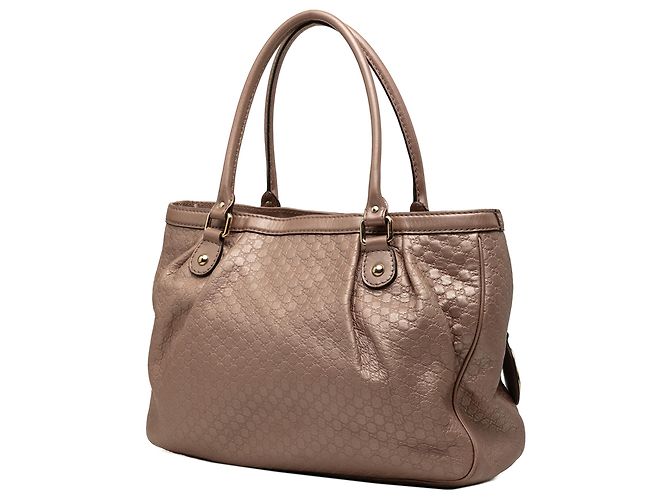 Borsa Tote Gucci Pink Metallic Microguccissima Sukey Rosa - vista 2