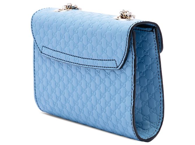 Gucci Blue Mini Microguccissima Emily Crossbody Blau Hellblau - Ansicht 2