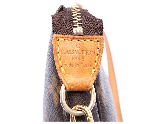Louis Vuitton Brown Monogram Pochette Accessoires Marrone - vista 5