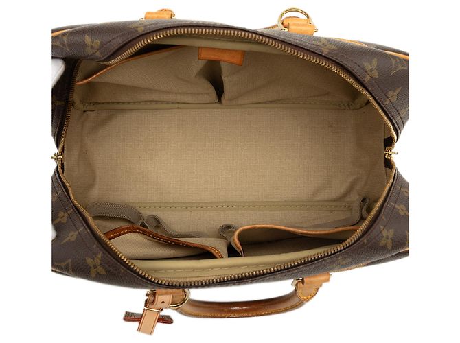 Louis Vuitton Brown Monogram Deauville Marrom - vista 4