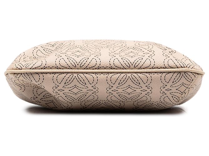Bandolera LOEWE de lona recubierta Anagram Beige - vista 3
