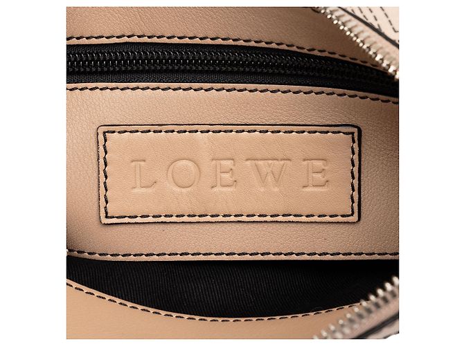 Bandolera LOEWE de lona recubierta Anagram Beige - vista 5