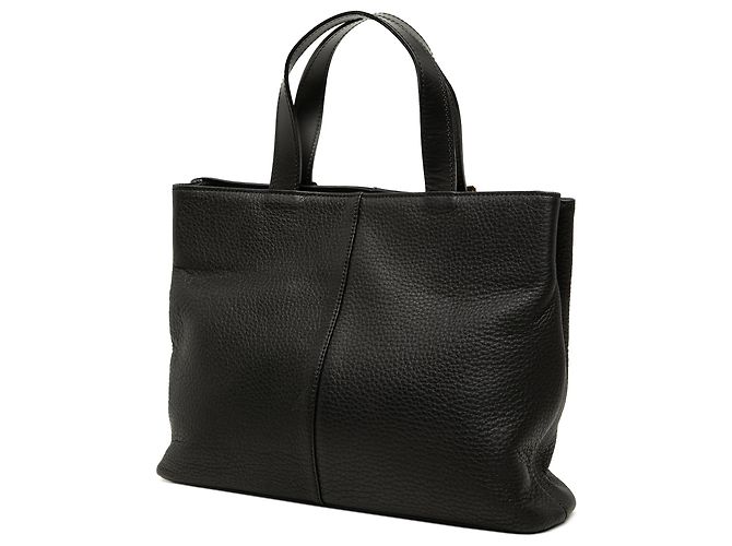 Burberry Tote aus schwarzem Leder - Ansicht 2