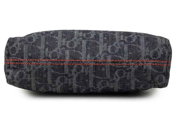 Autre Marque Dior Blue Oblique Denim Flight Kosmetiktasche Blau - Ansicht 3