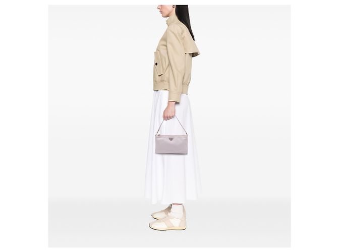 Pochette Prada Mini Re-Nylon Rose - vue 6