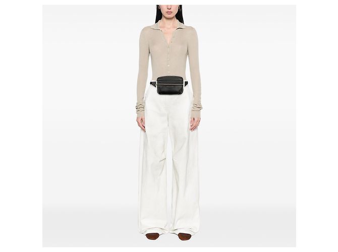 Bumbag Borsello Outdoor Louis Vuitton in pelle Taiga nera Nero - vista 5
