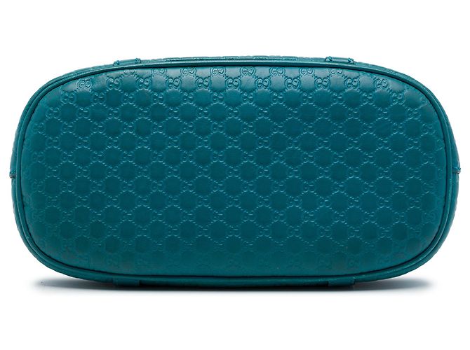 Sac Dome Mini Microguccissima Bleu Gucci Turquoise - vue 3