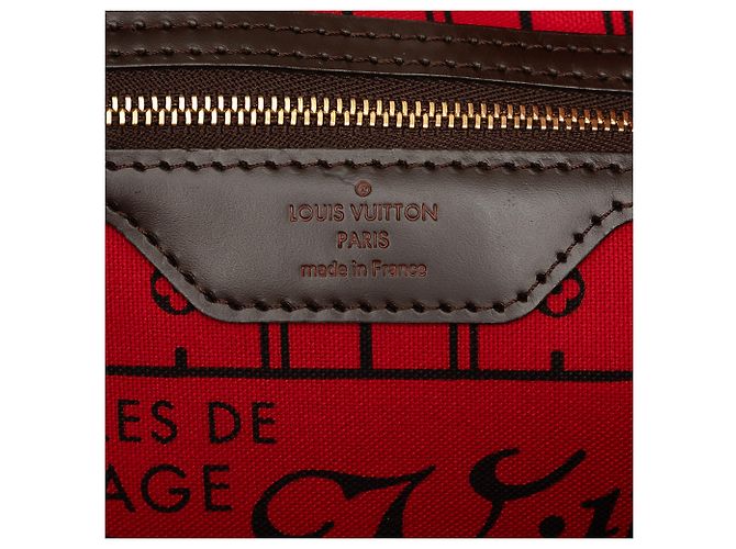 Louis Vuitton Brown Damier Ebene Neverfull PM Braun - Ansicht 5