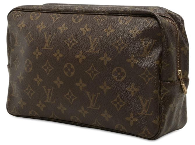 Louis Vuitton Brown Monogram Trousse Toilette 28 Castaño - vista 2