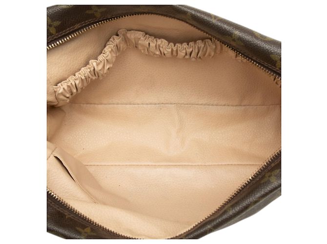 Louis Vuitton Brown Monogram Trousse Toilette 28 Castaño - vista 4