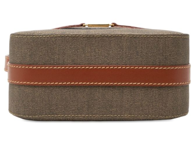 Fendi Brown Canvas FF Crossbody Light brown - view 3