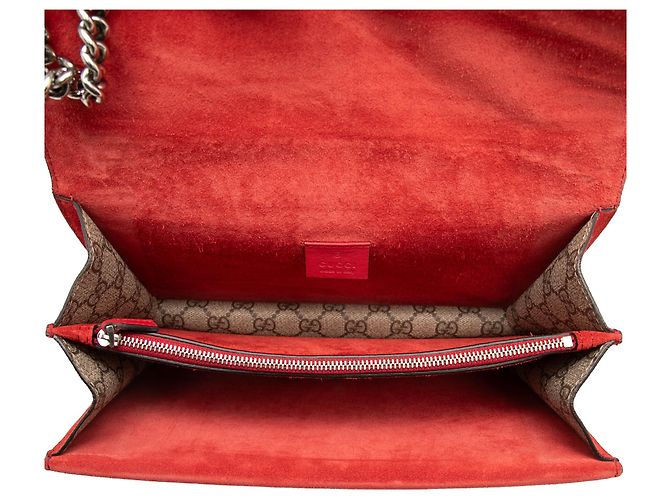 Bolso de hombro Gucci Dionysus Medium GG Supreme Beige - vista 4