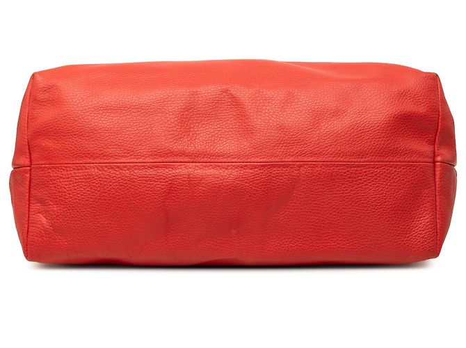 Sac cabas tressé Peggy Gucci en cuir de veau rouge - view 3