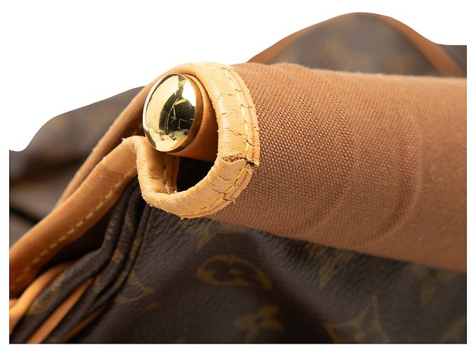 Louis Vuitton Brown Monogram Sac Chasse Hunting Bag Castaño - vista 6