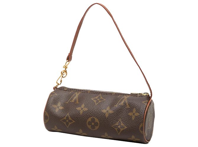 Louis Vuitton Brown Monogram Papillon Pochette Marrom - vista 2