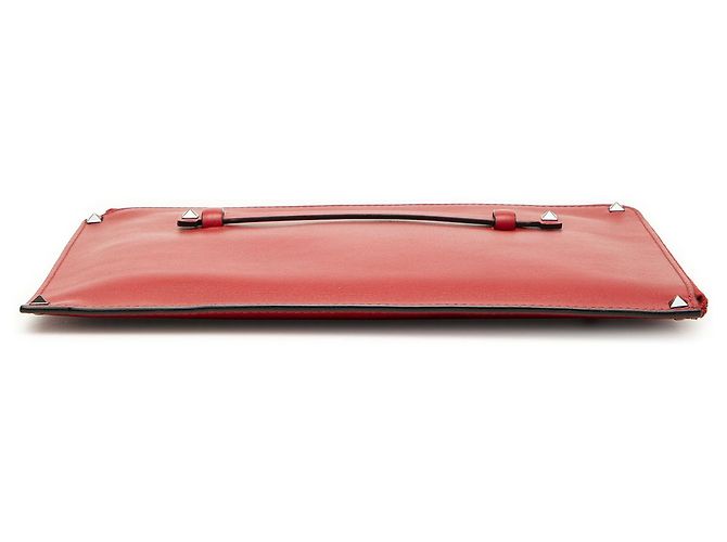 Pochette da polso Rockstud in pelle rossa Valentino Rosso - vista 3