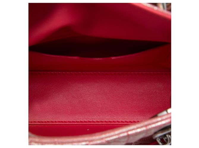 Autre Marque Dior Pink Micro Metallic Iridescent Lambskin Cannage Lady Dior Rosa - vista 4