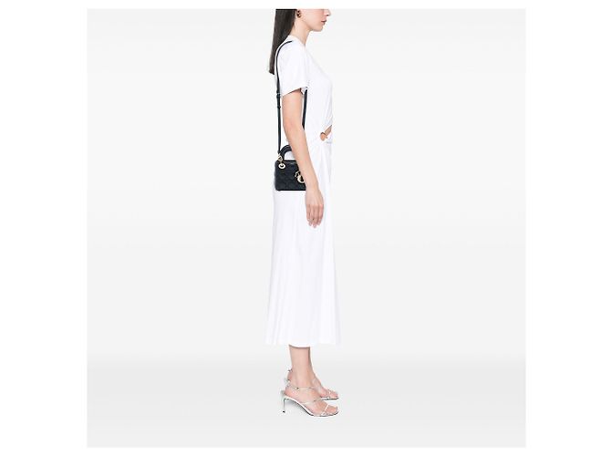 Autre Marque Dior Black Micro Lambskin Cannage Lady Dior Negro - vista 5
