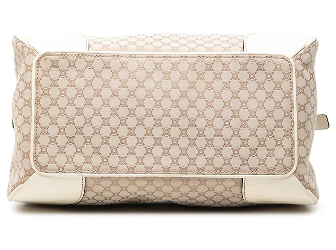 Céline Borsa Celine Beige Macadam Canvas - vista 3