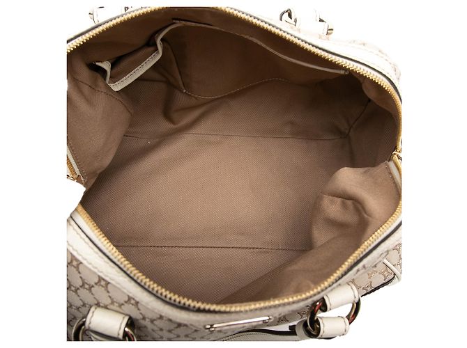Céline Borsa Celine Beige Macadam Canvas - vista 4