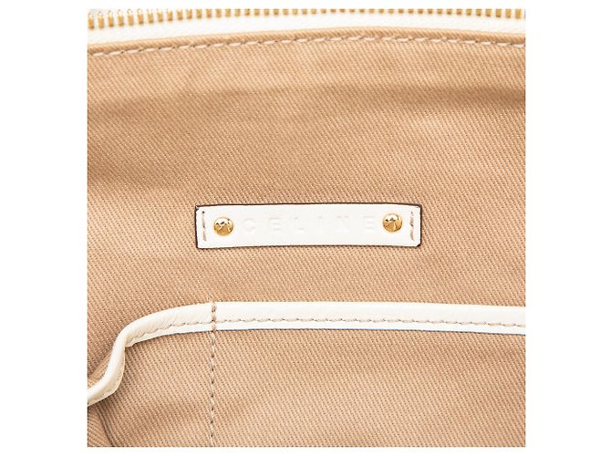 Céline Borsa Celine Beige Macadam Canvas - vista 5